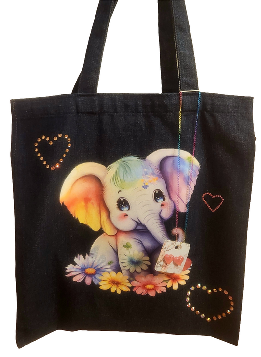 Precious Love Elephant Tote