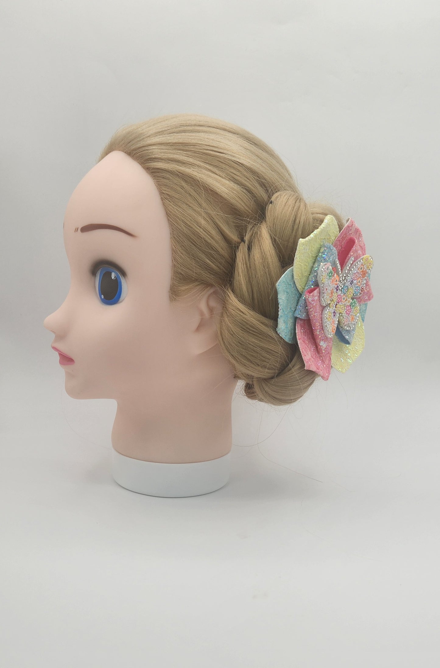 Butterfly Hair Bun Hair Bow