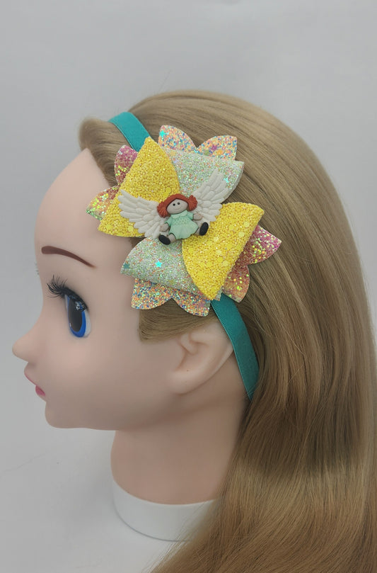 Cheerful Ginger Angel Baby Headband