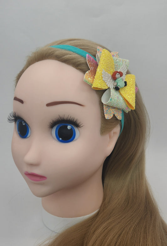 Cheerful Ginger Angel Baby Headband