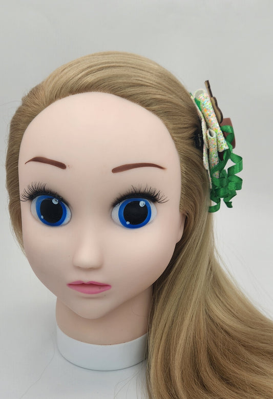 Green Pastures Cowgirl Hat Hair bow