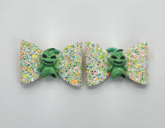 Oogie Boogie Double Trouble Hair Bows