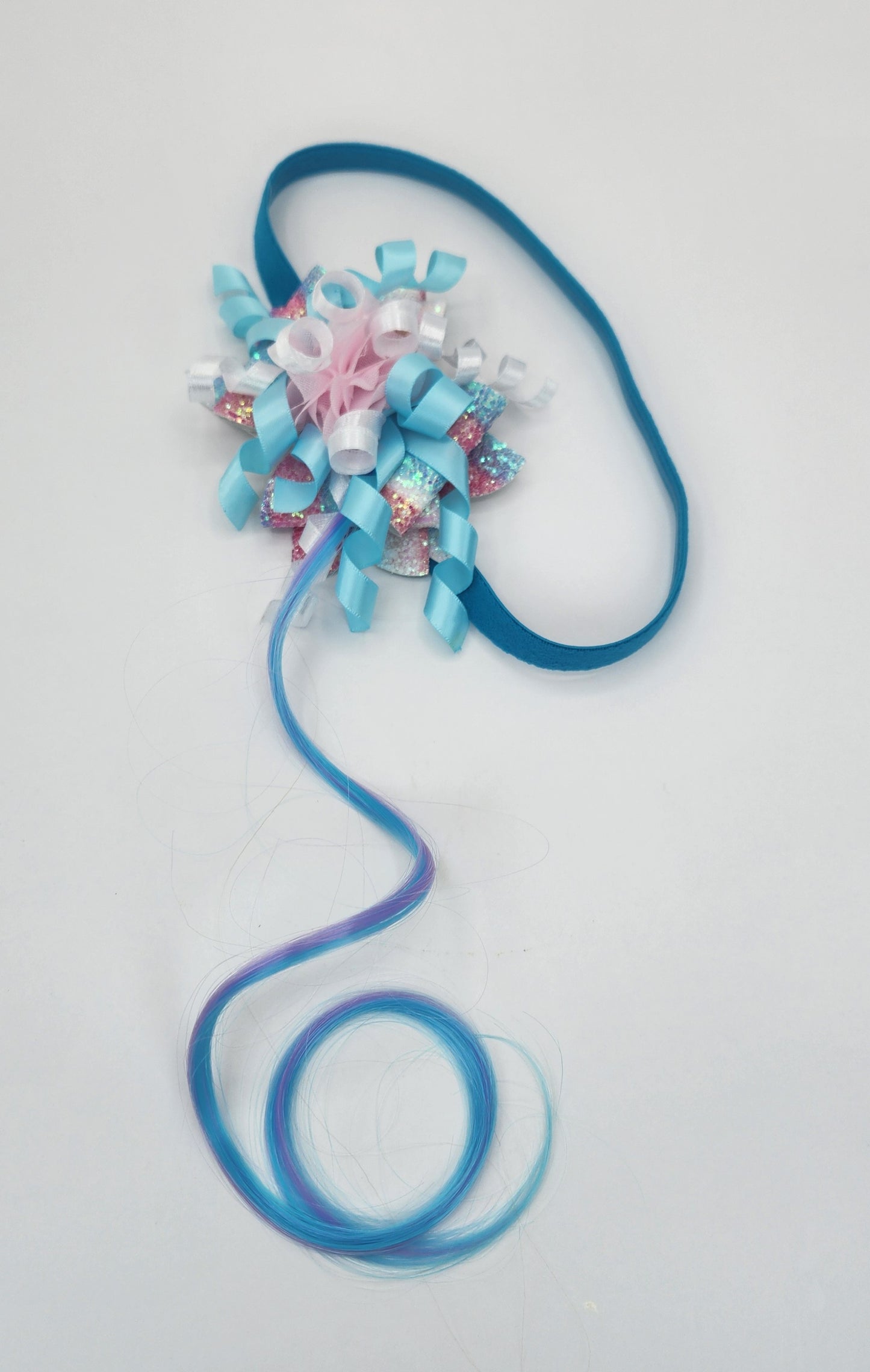 Korker Ribbon with Pretty Bow and Artificial Hair Headband