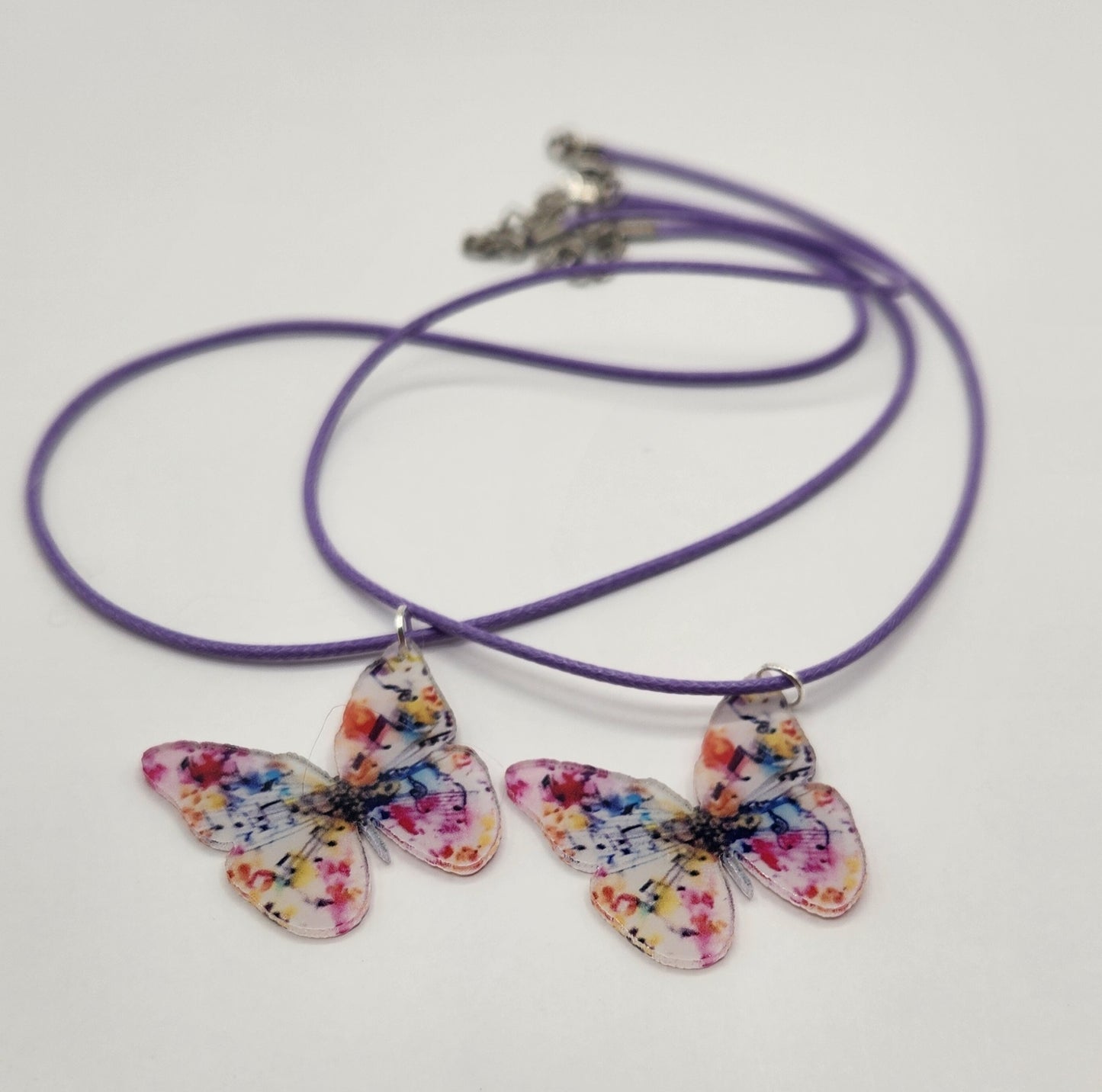 BFF Butterfly Flutter Hair Bow & Necklace Set