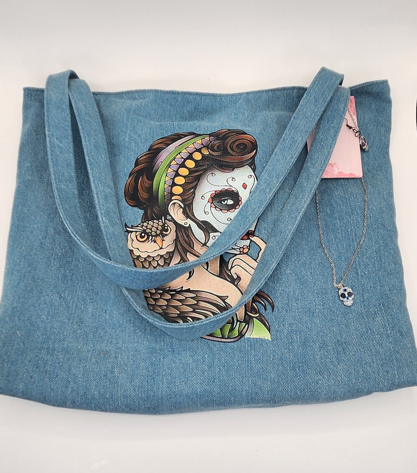 Day of the Dead "Gypsy" w/Owl & Jewelry Set!