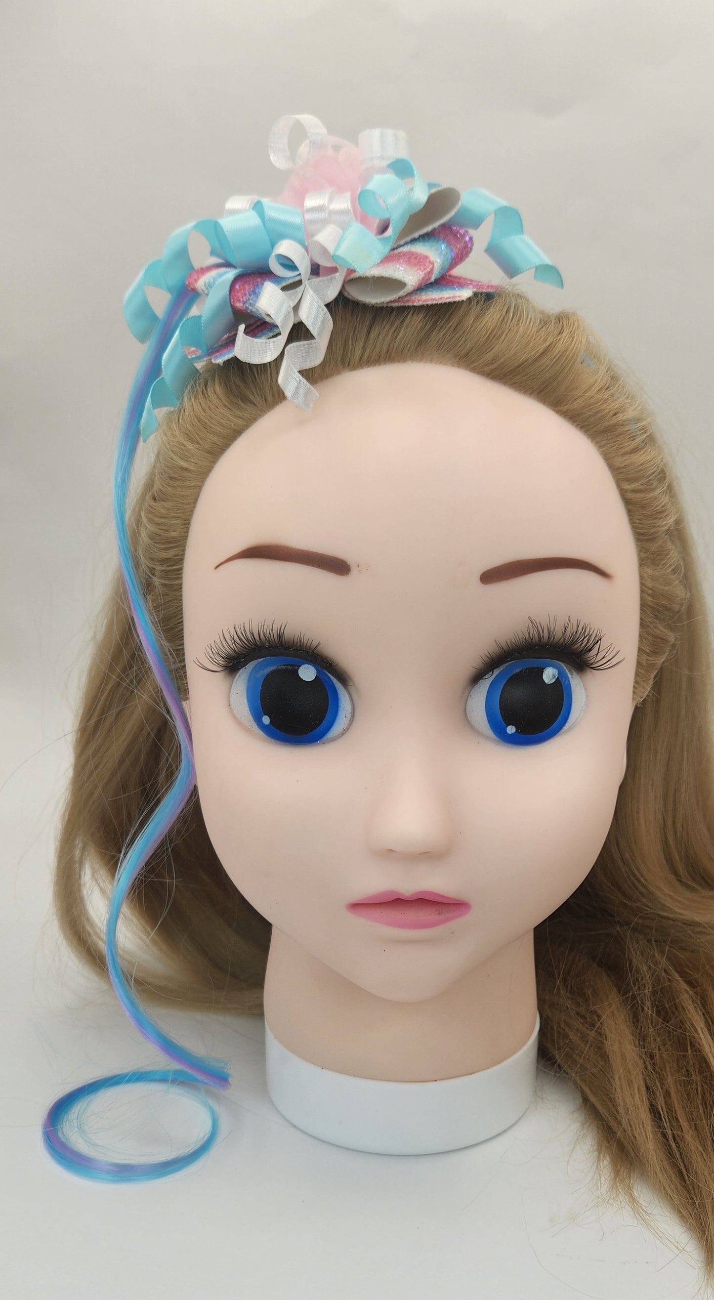 Korker Ribbon with Pretty Bow and Artificial Hair Headband