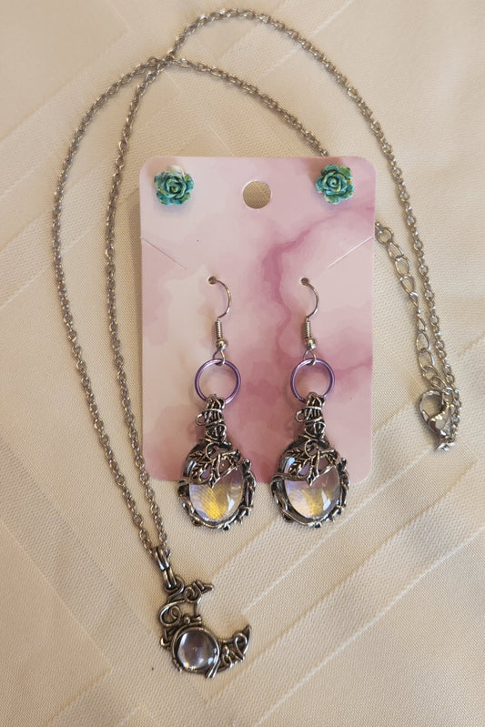 Celestial Stone Jewelry Set
