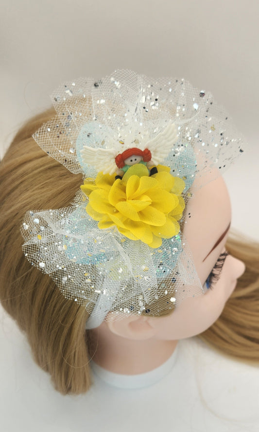 Angelic Sun Baby Tulle Bow Headband