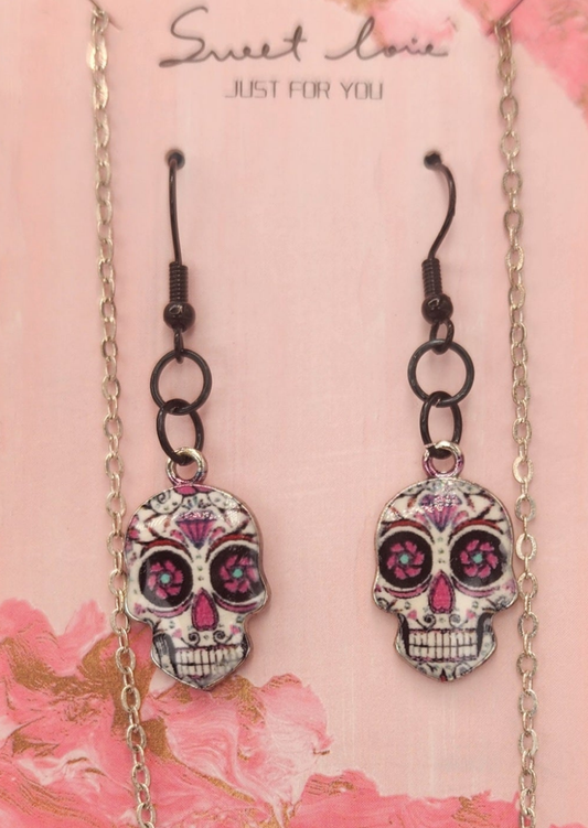 Day of the Dead "Gypsy" w/Owl & Jewelry Set!
