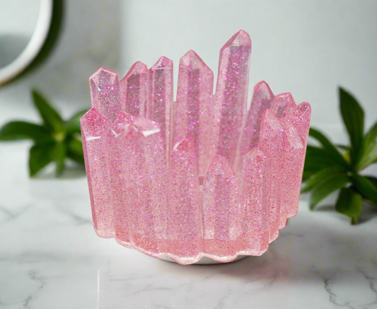 Princess Display Stand Set- pink, violet, and white colors.