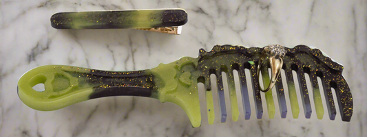 Mother Nature Resin Tree Stand Set - Green, Black, Gold, and Purple
