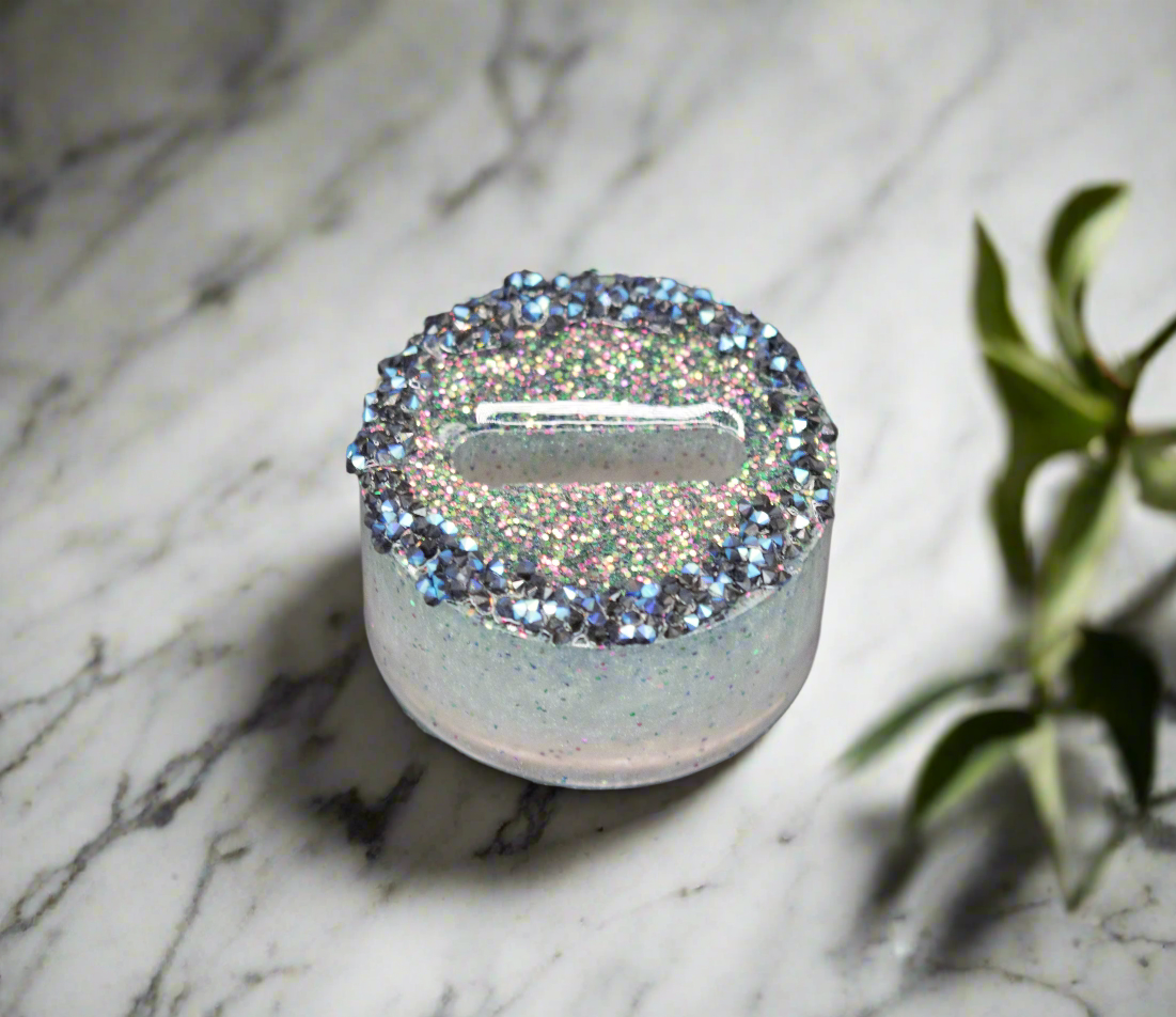 Glitter Sphere Ring Keeper