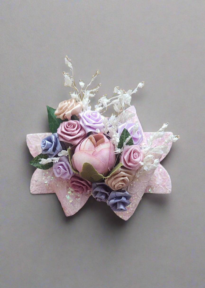 Gorgeous Floral Hair Bow