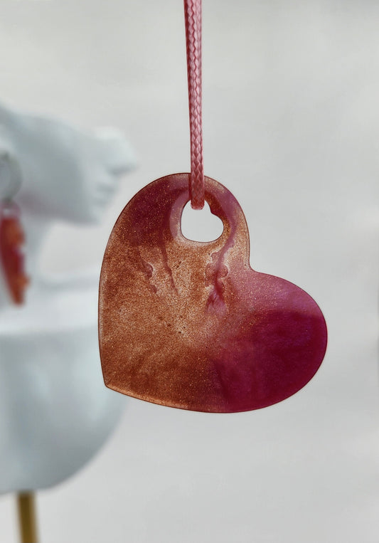 Resin Heart's Apart Fashion Jewelry Set