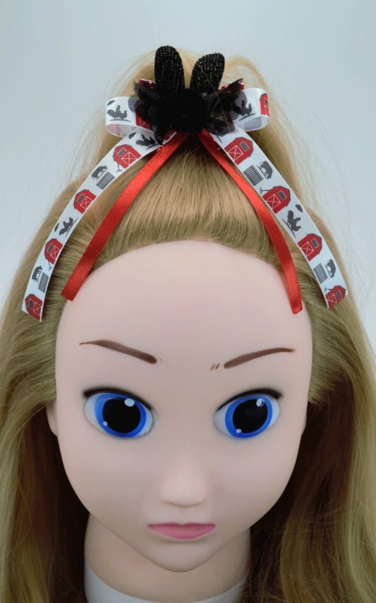 Bunny Farm Hair Clip