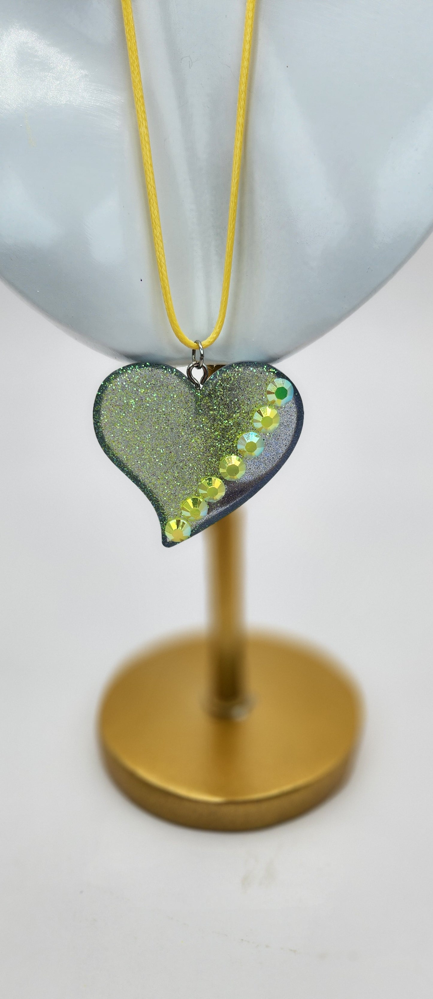 Resin Double Heart Fashion Jewelry Set