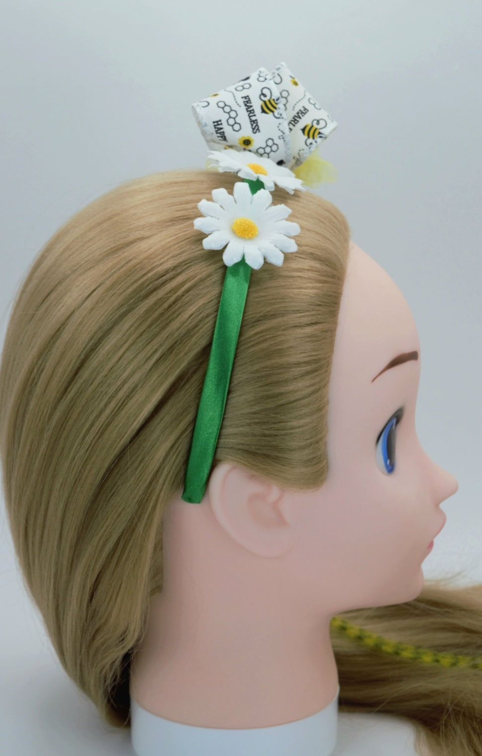Bumble Bee Bow with Daisy's Headband