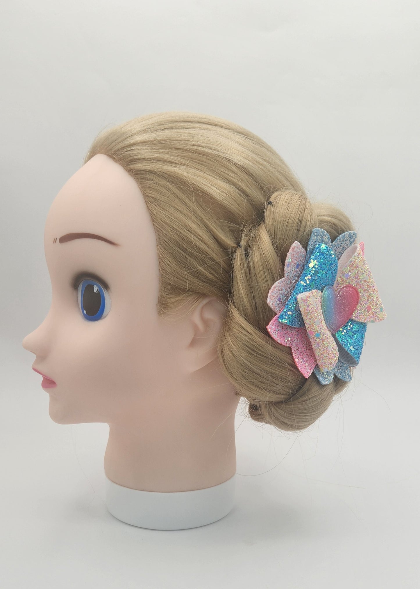 Hair Bun Hair Bow