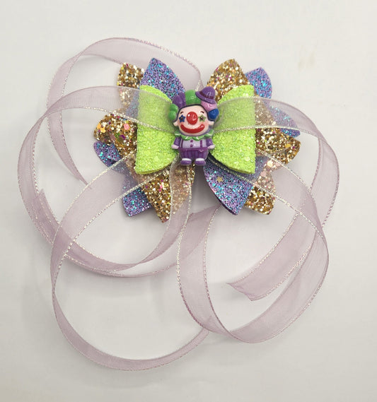 Happy Clown Hair Bow