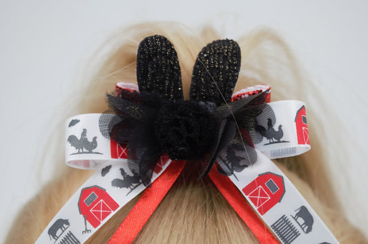 Bunny Farm Hair Clip