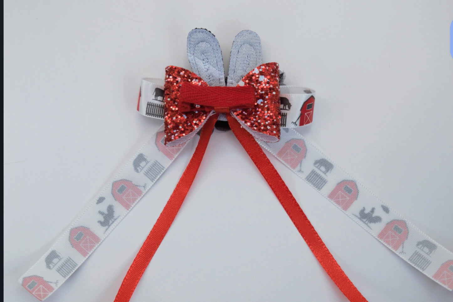 Bunny Farm Hair Clip