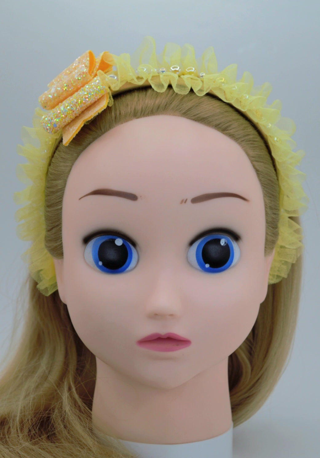 Pearls & Tulle Sunshine Yellow Headband