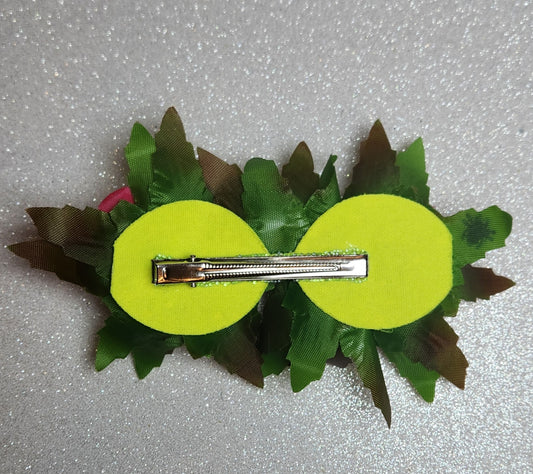 Rose and Insect Hair Artisanal Hair clip