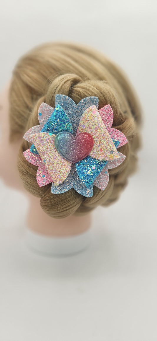 Hair Bun Hair Bow