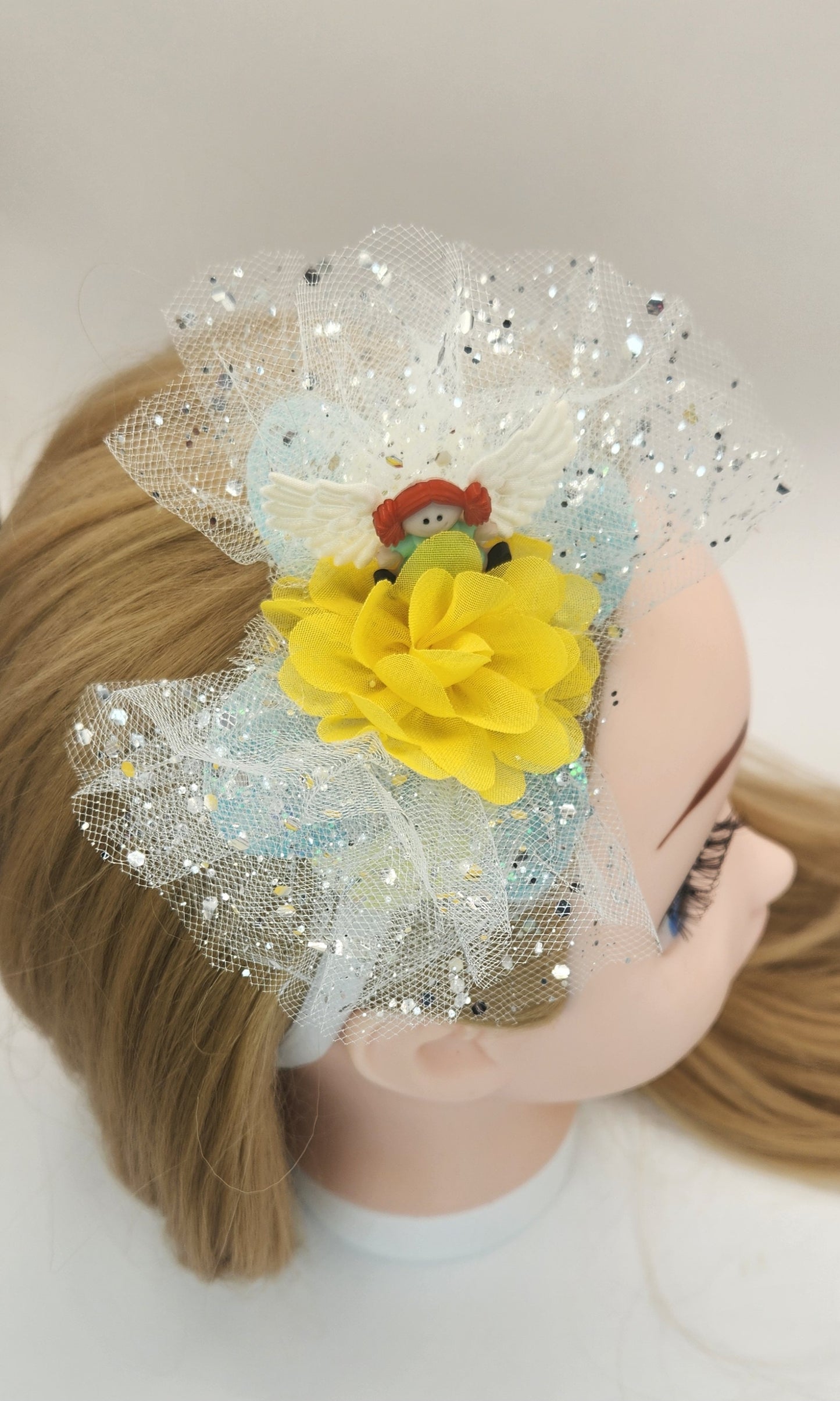 Angelic Sun Baby Tulle Bow Headband